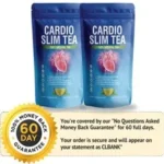 Cardio Slim Tea box with 30 herbal tea bags for weight management and energy support